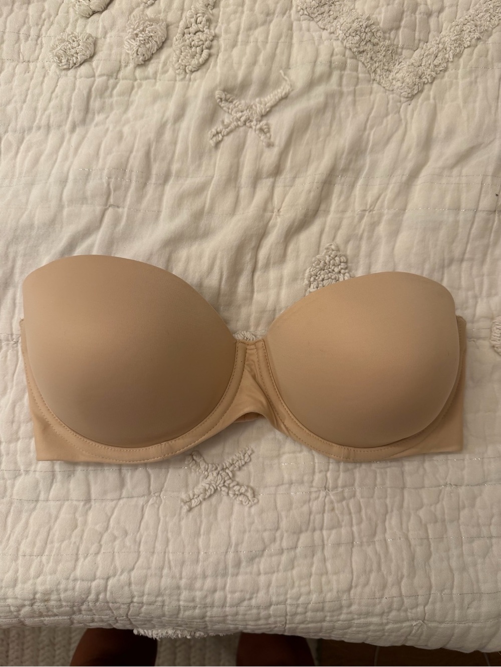 Seamless Strapless Nude T-Shirt Bra